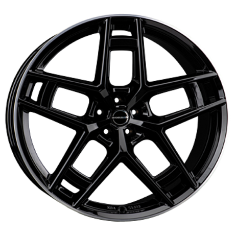 Borbet TF black rim polished glossy Alufelge 10.5x24 ET20 5x112/66.6