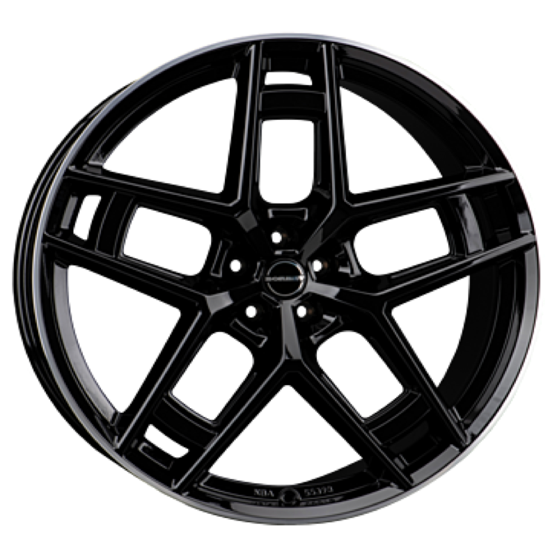 Borbet TF black rim polished glossy Alufelge 10.5x24 ET25 5x130/84.1
