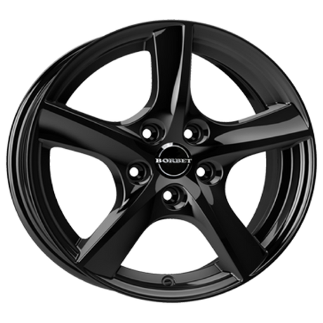 Borbet TL black glossy Alufelge 5.5x15 ET46 5x112/66.6