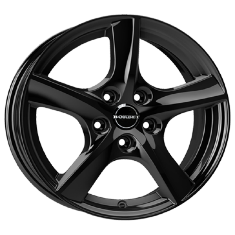 Borbet TL black glossy Alufelge 5.5x15 ET38 5x100/57.1