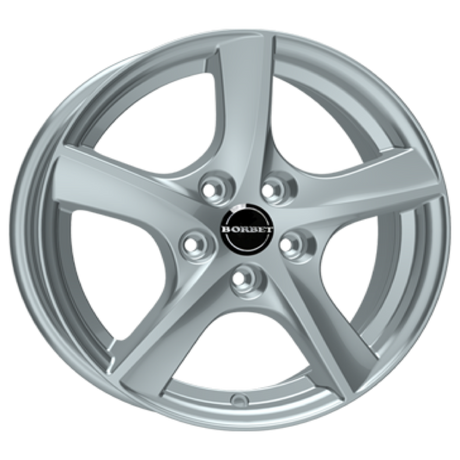 Borbet TL brillant silver Alufelge 6.5x16 ET50 5x108/63.4