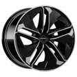 Borbet TX black polished glossy Alufelge 9x21 ET45 5x120/72.5