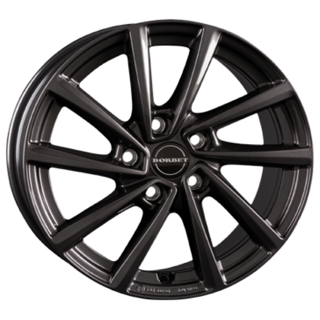 Borbet V mistral anthracite glossy Alufelge 7x17 ET47 5x112/66.6