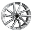 Borbet V crystal silver Alufelge 7x17 ET40 5x112/57.1