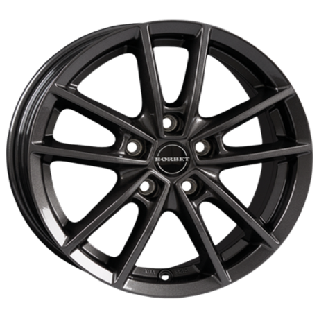 Borbet W mistral anthracite glossy Alufelge 7x17 ET44 5x112/66.5