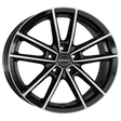 Borbet W black polished glossy Alufelge 8x20 ET45 5x114.3/72.5