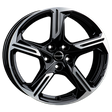 Borbet XE1 black polished glossy Alufelge 7.5x18 ET40 5x112/57.1