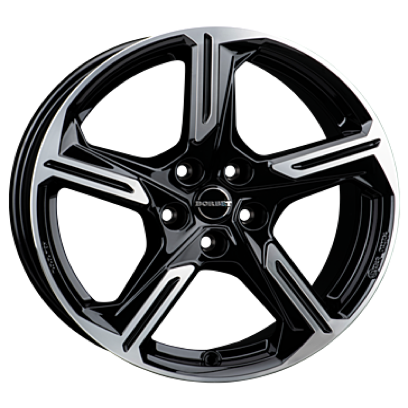 Borbet XE1 black polished glossy Alufelge 8x18 ET32,5 5x112/66.6