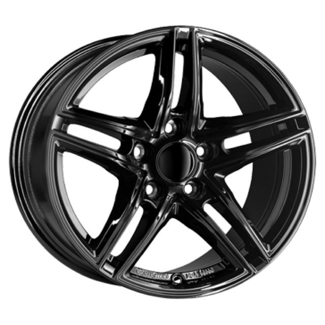 Borbet XR black glossy Alufelge 7.5x17 ET29 5x112/66.6