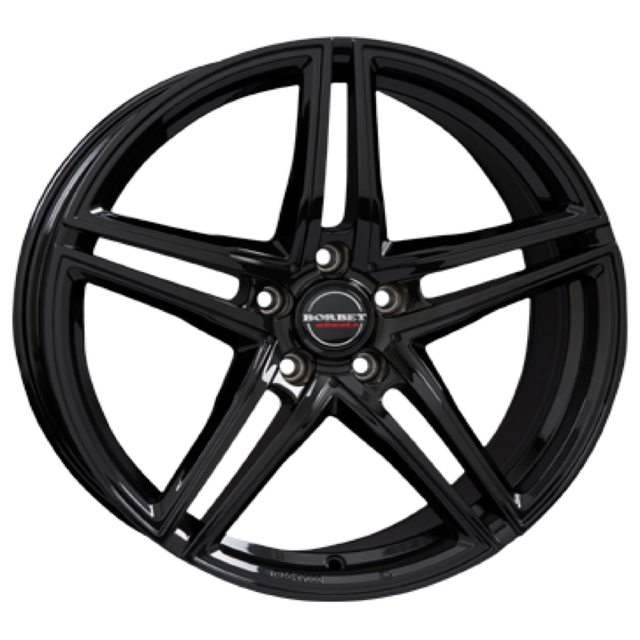 Borbet XRT black glossy Alufelge 8x18 ET30 5x120/72.5