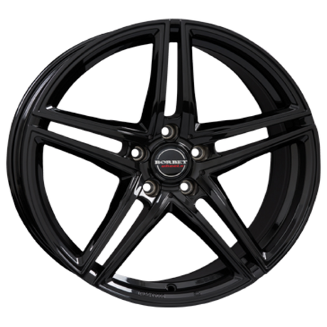 Borbet XRT black glossy Alufelge 8x18 ET35 5x120/72.5
