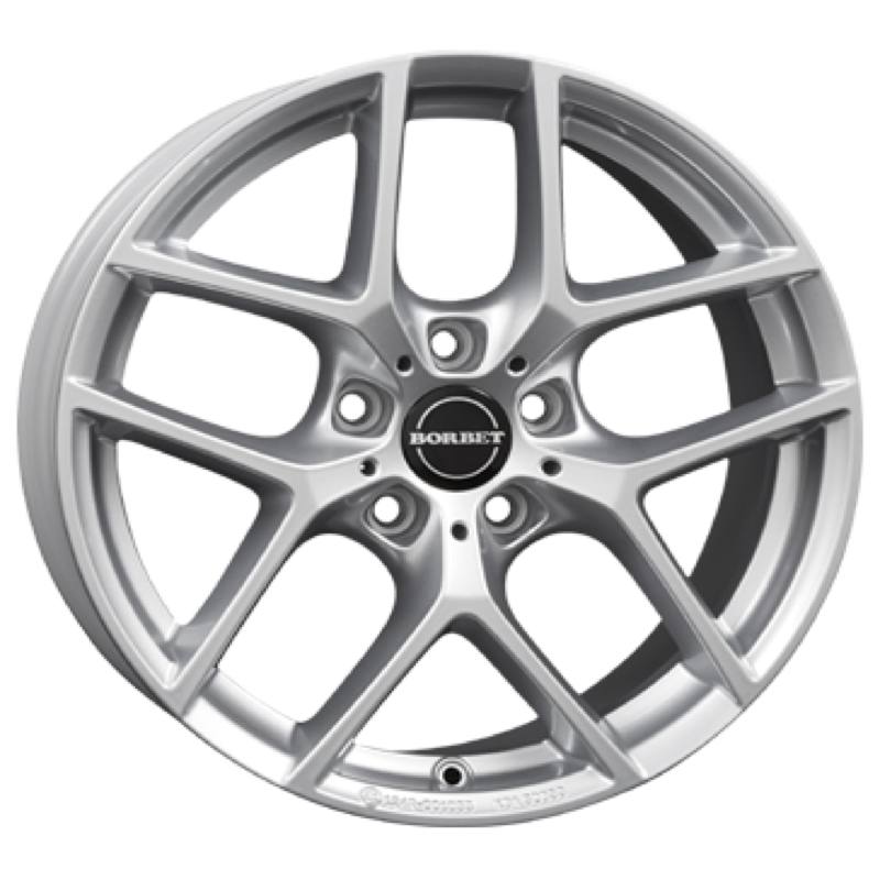 Borbet Y crystal silver BMW Alufelge 7.5x17 ET32 5x120/72.5