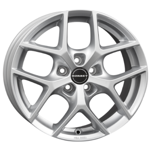 Borbet Y crystal silver Alufelge 8.5x19 ET35 5x112/66.5