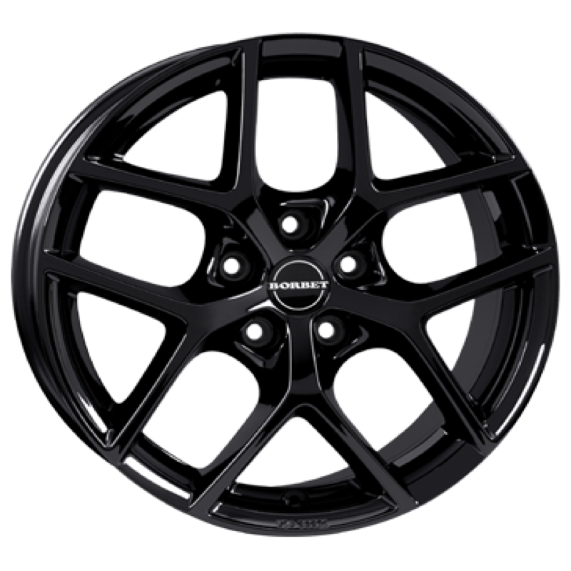 Borbet Y black glossy Alufelge 8x19 ET44 5x112/57.1