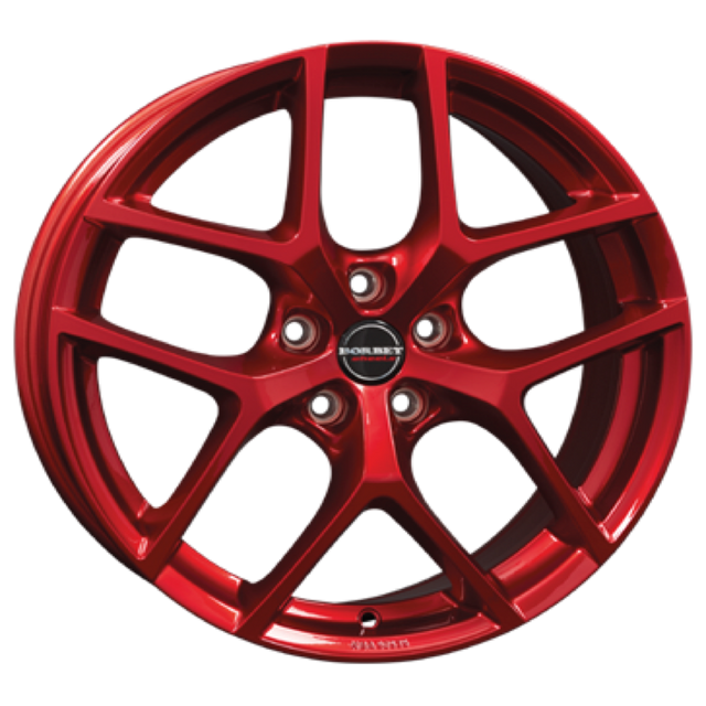 Borbet Y candy red Alufelge 8x19 ET50 5x112/72.5