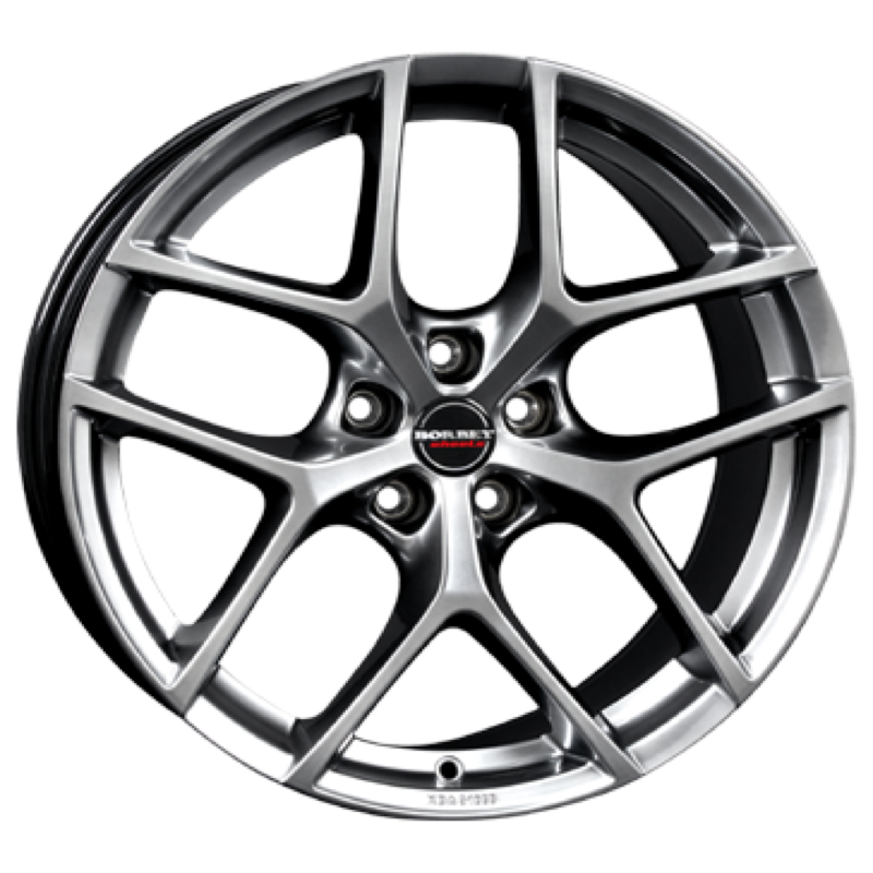 Borbet Y hyper silver 19 Alufelge 8x19 ET44 5x112/57.1
