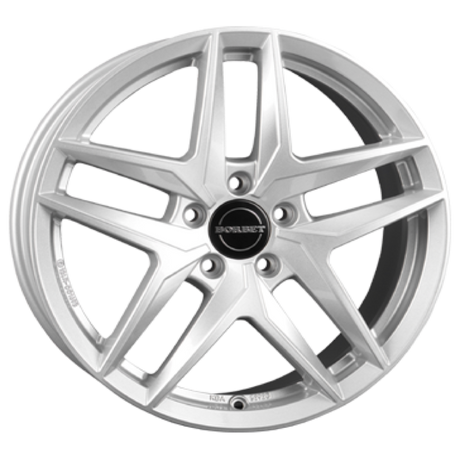Borbet Z crystal silver Alufelge 7.5x17 ET36 5x112/66.5