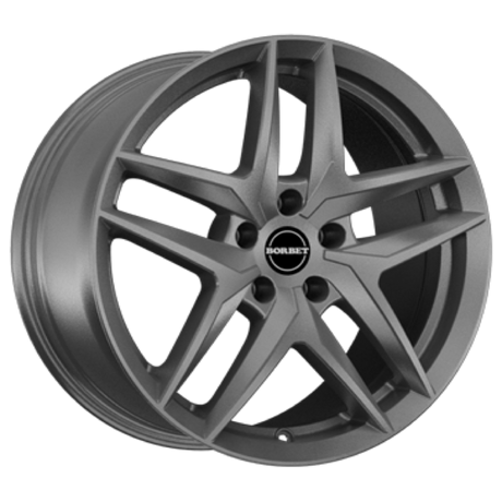 Borbet Z dark grey matt Alufelge 7.5x18 ET44 5x112/66.6
