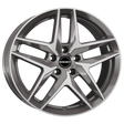 Borbet Z mistral anthracite glossy polished Alufelge 7.5x18 ET49 5x112/66.6