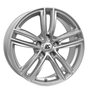 RC-Design RC27 Kristallsilber Alufelge 7x17 ET43 5x100/63.4