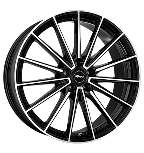 Brock B43 Schwarz Glanz Voll-Poliert Alufelge 7.5x20 ET44 5x112/57.1