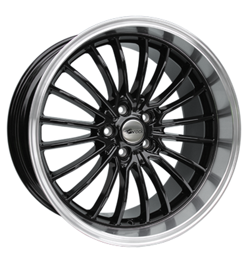 Brock B24GP Schwarz Glanz Horn-Poliert Alufelge 9x20 ET43 5x120/65.1