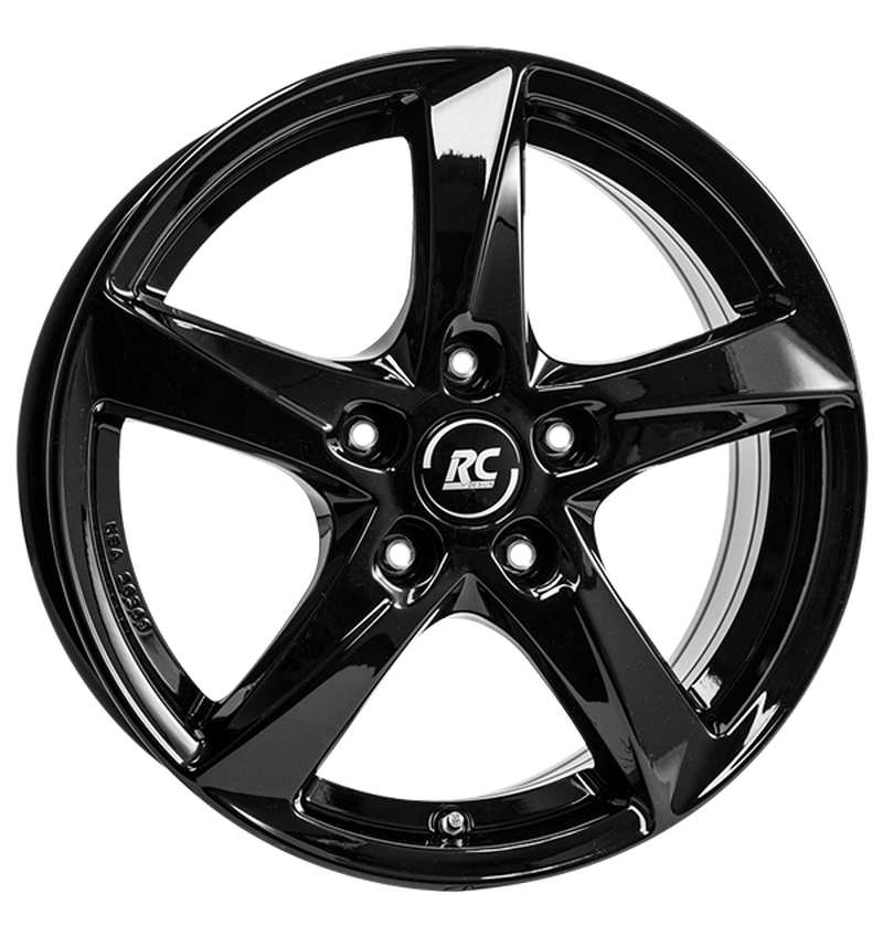 RC-Design RC30 Schwarz Glanz Alufelge 7x16 ET34 5x120/72.6