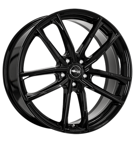 Brock B38 Schwarz Glanz Alufelge 8x19 ET52 5x112/66.7