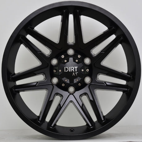 4x rims Dirt D62 9x17 ET25 5x120 + 4x tires BF Goodrich KO2 265/65/17