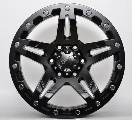 4x Felgen Dirt D66 9x17 ET25 6x114,3