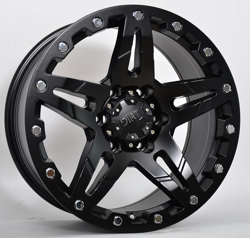 4x Felgen Dirt D66 9x17 ET25 6x114,3