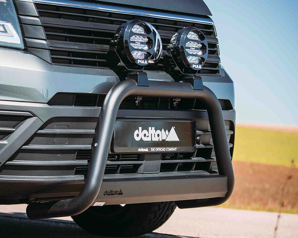 delta4x4 Frontbügel Schwarz Matt 63mm – MAN Tge Sy Sz / VW Crafter Sy Sz