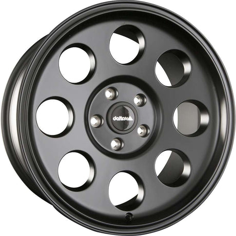 delta4x4 Klassik Alufelge 5x165,1 Schwarz Matt – Defender 90/110