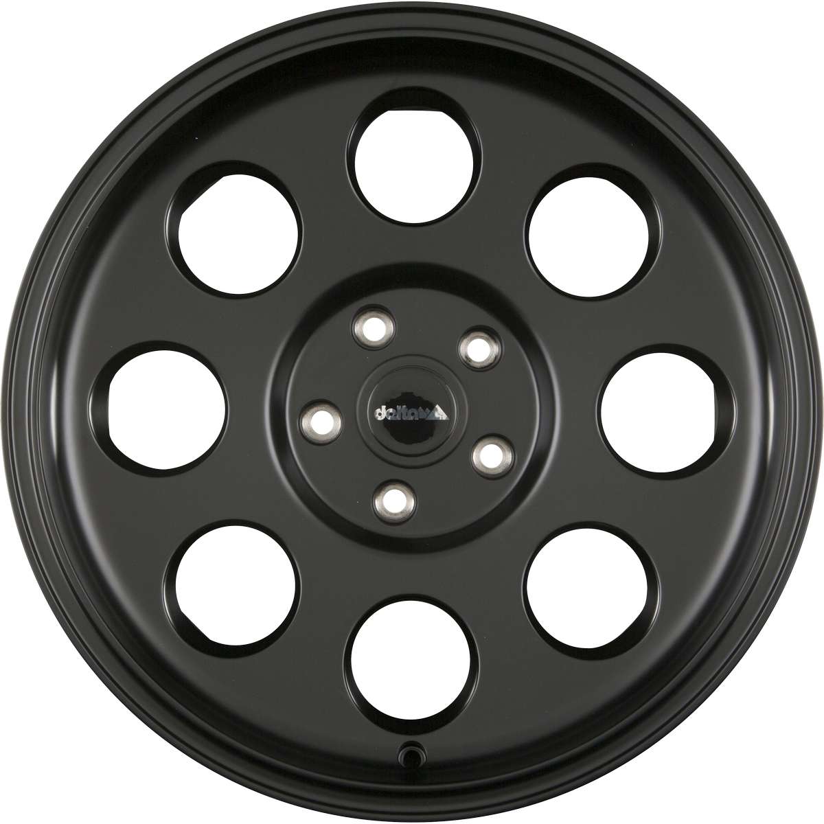 delta4x4 Klassik Alufelge 5x165,1 Schwarz Matt – Defender 90/110