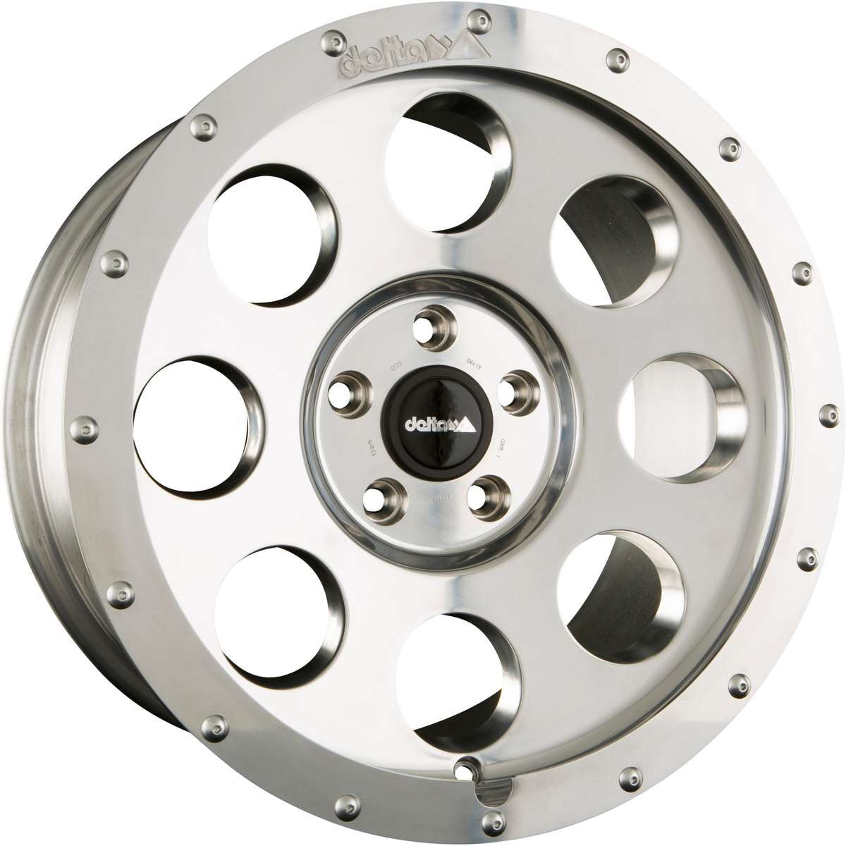 delta4x4 Klassik_B Alufelge 5x165,1 Silber Natur (ohne Klarlack) – Defender 90/110