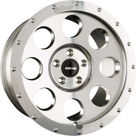 delta4x4 Klassik_B Alufelge 5x165,1 Silber Natur (ohne Klarlack) – Defender 90/110