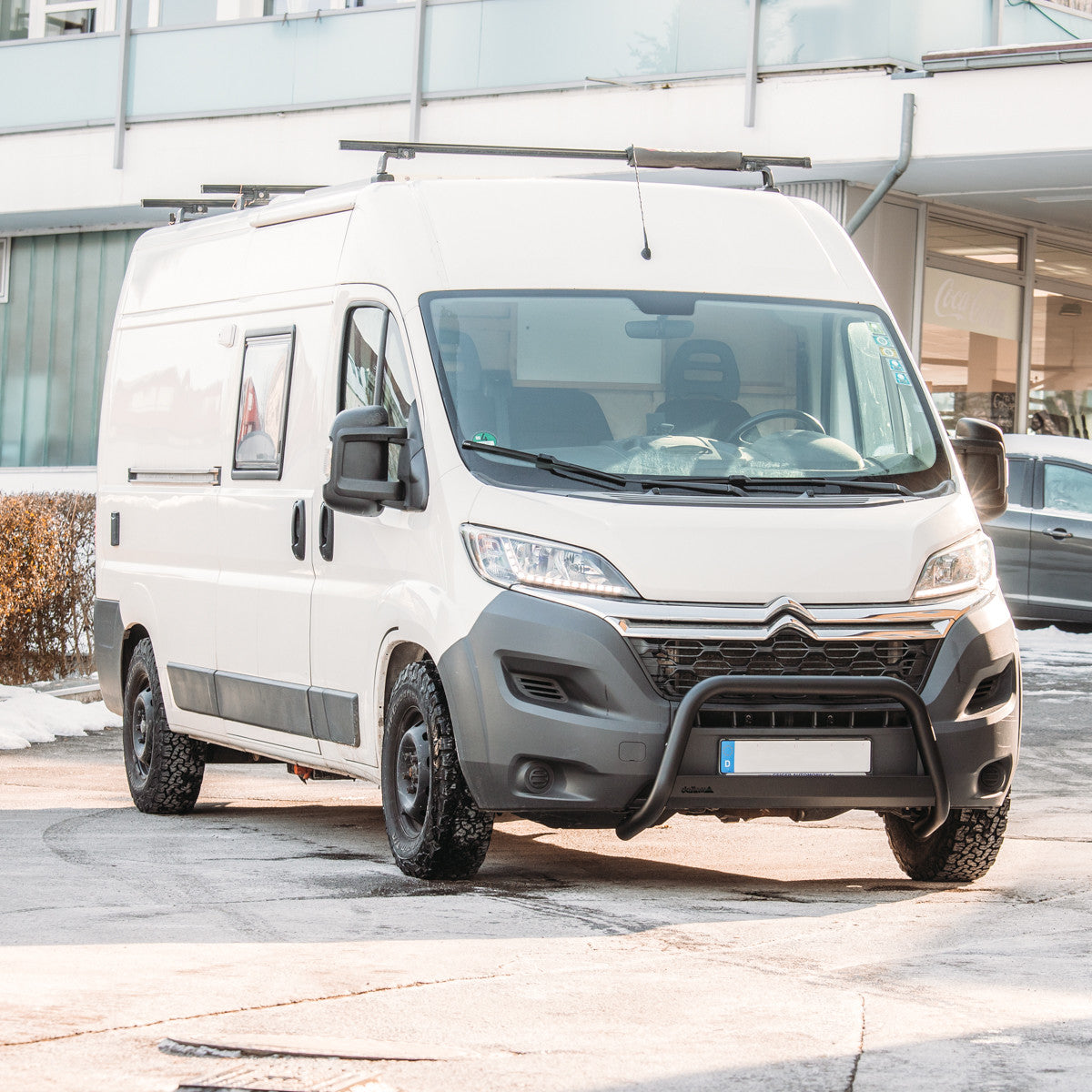 delta4x4 Frontbügel schwarz matt 63mm
