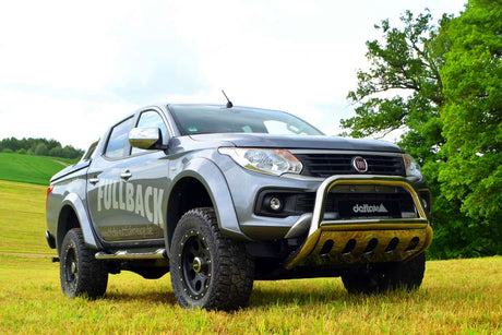 delta4x4 Seitenbügel oval poliert – Fiat Fullback Kt0T