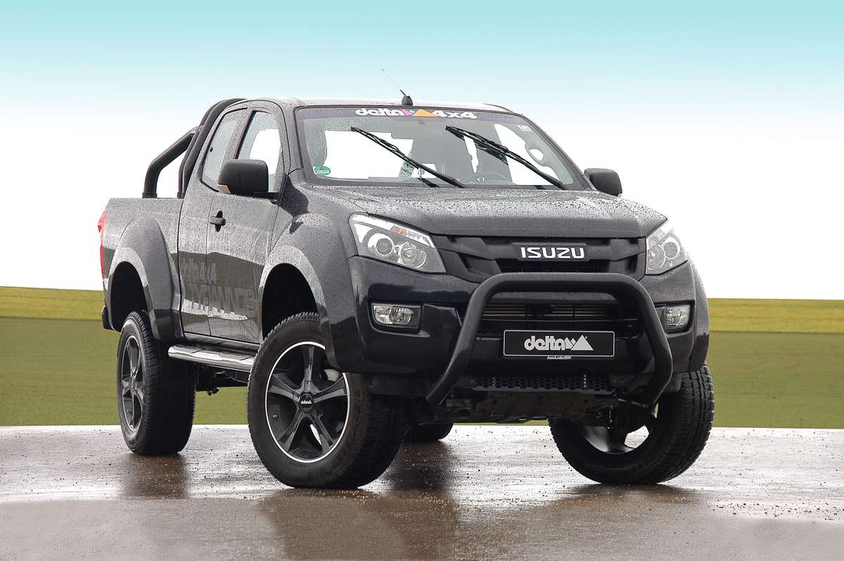 delta4x4 Seitenbügel oval poliert – Isuzu D Max Atfsatfr (14IX)