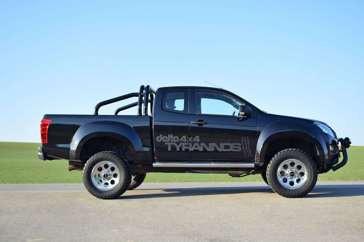 delta4x4 Seitenbügel oval poliert – Isuzu D Max Atfsatfr (31IX)