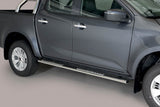 delta4x4 Seitenbügel oval poliert – Isuzu D Max Btf