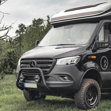 delta4x4 Frontbügel Schwarz Matt 63mm – Mercedes Sprinter W907910