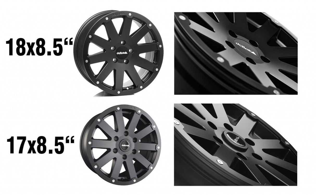 delta4x4 Hanma Alufelge 5x112 Schwarz Matt – Vito/Viano