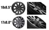 delta4x4 Hanma Alufelge 6x139,7 Schwarz Matt – Ranger Raptor