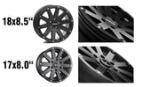 delta4x4 Hanma Alufelge 6x139,7 Schwarz Matt – Ranger Raptor