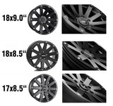 delta4x4 Hanma Alufelge 6x130 Schwarz Matt – Sprinter 910