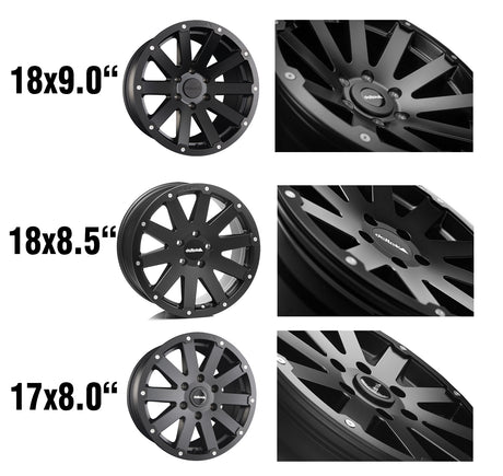 delta4x4 Hanma Alufelge 6x139,7 Schwarz Matt – Ranger 2AB 2023