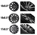 delta4x4 Hanma Alufelge 6x130 Schwarz Matt – Sprinter W907/910 2018–2022