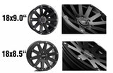 delta4x4 Hanma Alufelge 6x139,7 Schwarz Matt – Ranger 2AB 2019–2023