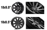 delta4x4 Hanma Alufelge 6x139,7 Schwarz Matt – Ranger 2AB 2019–2023
